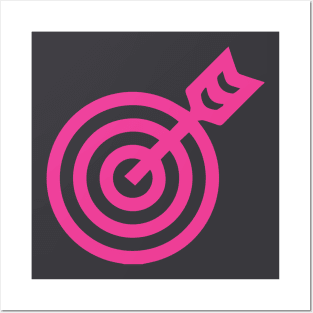 Bullseye, the Icon (Magenta) Posters and Art